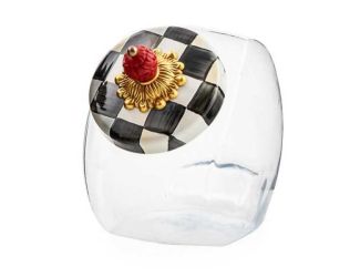 Sweets Jar with Sterling Check Lid