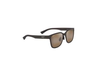 Paulele Asian Fit Polarized Sunglasses Matte Brown Frame HCL Bronze Lens