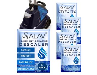 SALAV Upright Garment Steamer Descaling Packets for Mineral Build-Up, 5 Piece