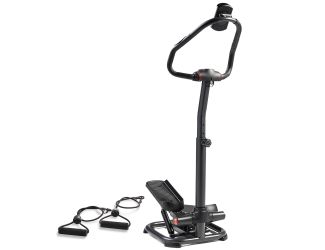 Smart Heavy Duty Power Stepper w/ Handlebar & Resistance Bands
