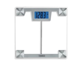 Thinner Digital Clear Glass Scale w/ Backlight