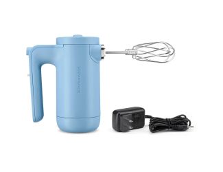 Cordless 7-Speed Hand Mixer with Turbo Beaters II in Blue Velvet