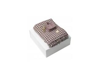 Set Cacharel Taupe (key ring & scarve)