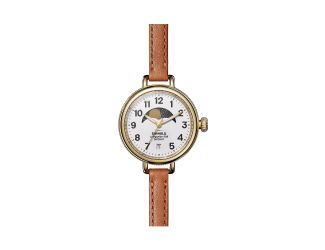 The Birdy Moon Phase Women's Leather Strap Watch
