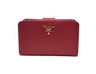 Women's Saffiano Leather Snap Wallet Size 3.74"x5.5"