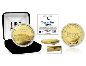 Tampa Bay Rays "Stadium" Gold Mint Coin