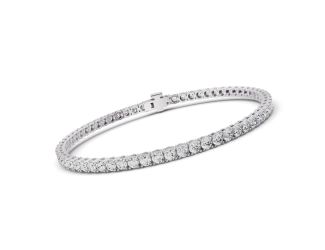 Lab Diamond Tennis Bracelet Size 7"