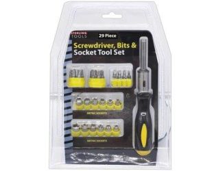 31 Piece Screwdriver Bit and Socket Tool Set