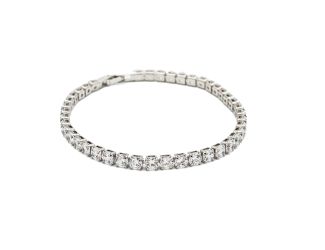 7.5" Clear CZ Tennis Bracelet