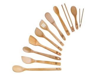 Joyce Chen - 11-Piece Burnished Bamboo Utensil Set