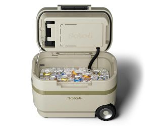 Windchill 47 Cooler + Mobile A/C w/ 10Ah Battery Tan