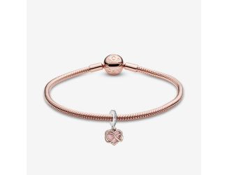 Sparkling Infinity Heart Bracelet Size 7.9"