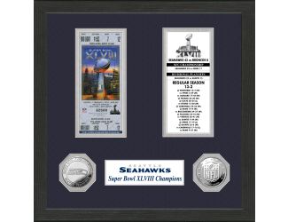 Seattle Seahawks Super Bowl Championship Ticket Collection