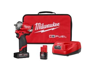 M12 FUEL 3/8" Stubby Impact Wrench Kit