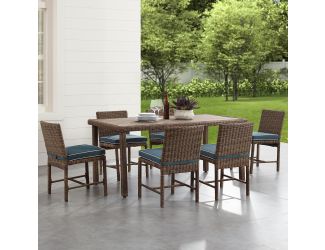 Bradenton 7Pc Outdoor Wicker Dining Set