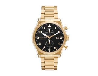 Men's Oversized Panorama Gold-Tone Watch