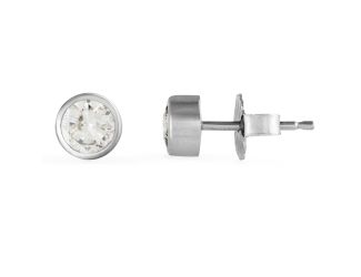 Diamond Bezel Earrings