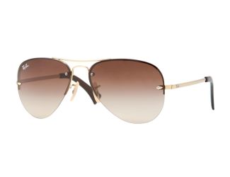 Rimless Aviator Non-Polarized Sunglasses Size 59
