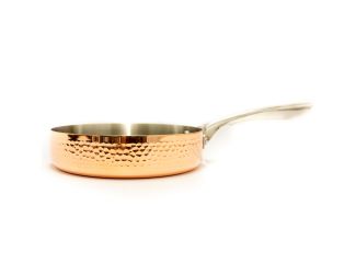 Copper Tri-Ply 9.5" Deep Skillet, Hammered