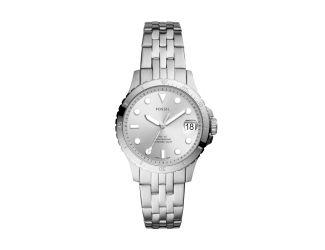 Ladies FB-01 Three Hands Silver-Tone Watch Silver Dial