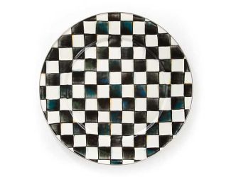 Emerald Check Serving Platter