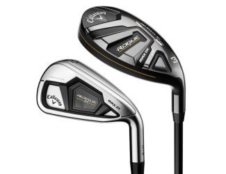 Callaway Rogue ST Max OS Lite Combo Set - Graphite Shafts - Right Hand/4H,5H,6-PW,AW/Senior Flex