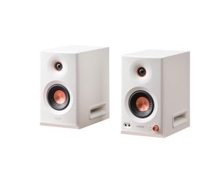 MR5 Tri-Amped Powered Studio Monitor Bluetooth Speakers White
