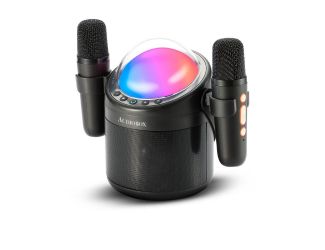 Party Light Karaoke Speaker w/ Mics