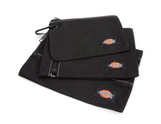 3 Piece Accessory and Small Tool Pouch Combo Set: Black