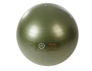 Natural Fitness - PRO Burst Resistant Exercise Ball - 65cm - Small - Olive