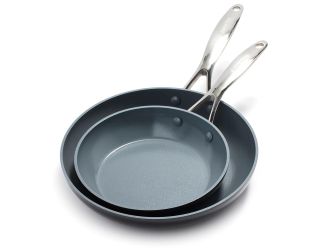 Valencia Pro Ceramic Non Stick 8 and 10-inch Frypan Set