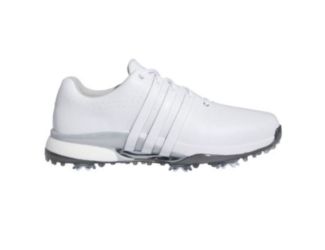 Adidas Tour360 Golf Shoes - White/Silver/10 Medium