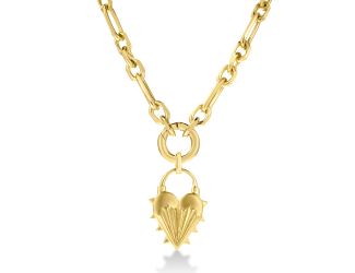 Spiked Heart Necklace