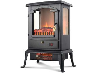 3 Sided Flame View Infrared Heater Stove