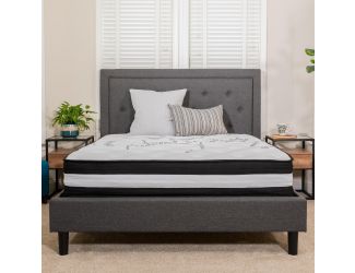 12" Hybrid Pocket Spring Mattress, King Mattress in a Box - Premium Mattress