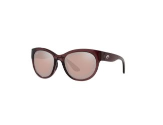 Maya Sunglasses - (Frame) Shiny Urchin Crystal; (Lens) Copper Silver Mirror, 580G