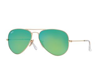 Aviator Flash Lens Sunglasses