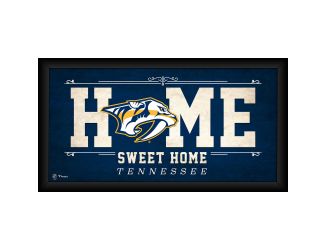 10" x 20" Home Sweet Home Framed Collage - Nashville Predators