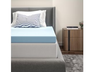 3" Cool Gel Infused Hypoallergenic Cooling Memory Foam Mattress Topper - Twin