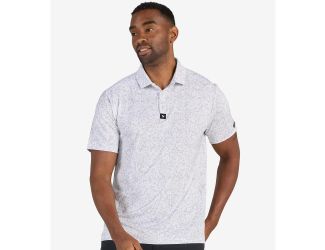 Bad Birdie Men's Performance Polo-Salt Shaker-LG