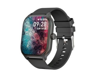 SXW 2" Touchscreen BT Smartwatch w/ Heart Rate Monitor Black