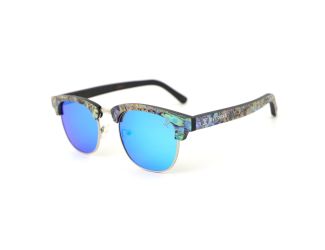 Malcolm 2 - Abalone Wooden Sunglasses Rose Gold