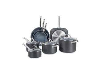 BLACK+DECKER 12 pc Cookware Set - Gray