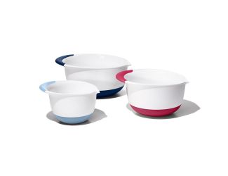 Good Grips 3pc Mixing Bowl Set w/ Colored Handles