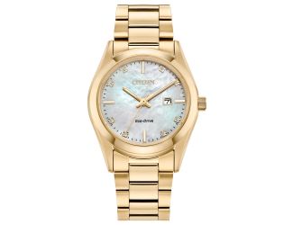 Citizen Ladies' Sport Luxury Stainless Steel Bracelet watch, White dial