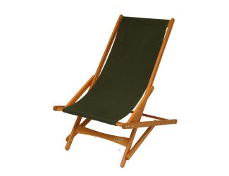 Pangean Wooden Glider Chair - Green