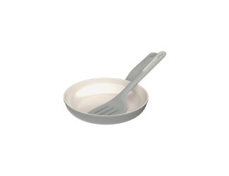 Leo Balance 2pc NS Ceramic Ckwre Set: 9.5" F/P & 13.75" Nylon Turner, Recycled Alum, Moonmist