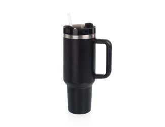 40 oz Stainless Travel Mug - White