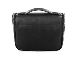 Colombian Leather Toiletry Bag-Black