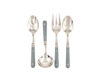 Ginkgo LePrix Gray 4 pc Hostess Set